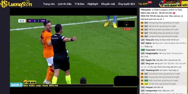 LuongSon TV: Sống Trọn Từng Khoảnh Khắc Bóng Đá Đỉnh Cao! 517 Không gian giao lưu tại LuongSon TV cực sôi nổi và thú vị